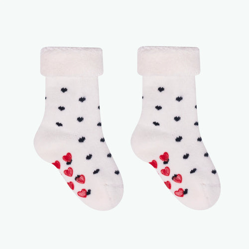 Chaussettes Petit Coeur - Pack de chaussettes bébé - Cabaia -  - Cabaia