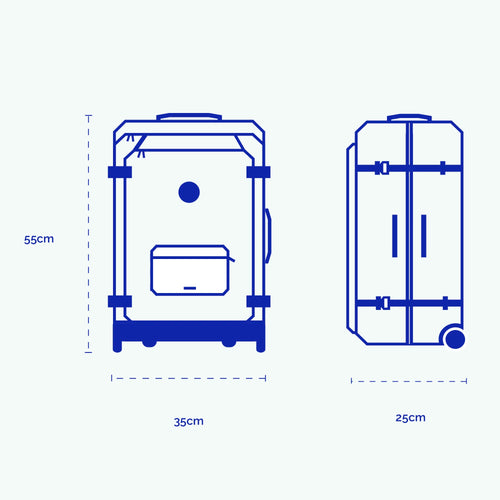Valise souple 2 roues small Edea - Cabaia -  - Cabaia