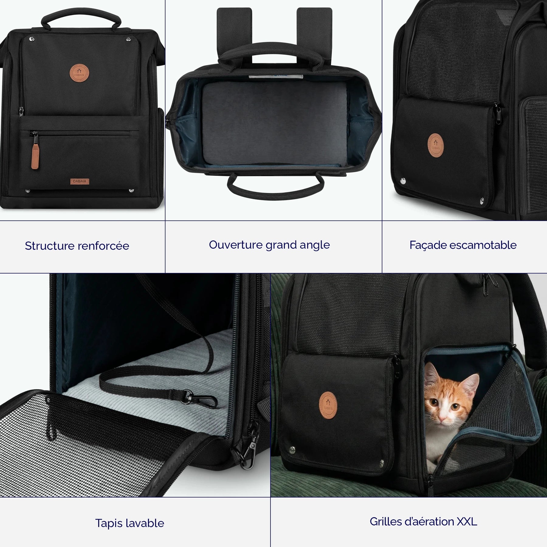 Sac de transport Adventurer pour Animaux Royan - Cabaia - 