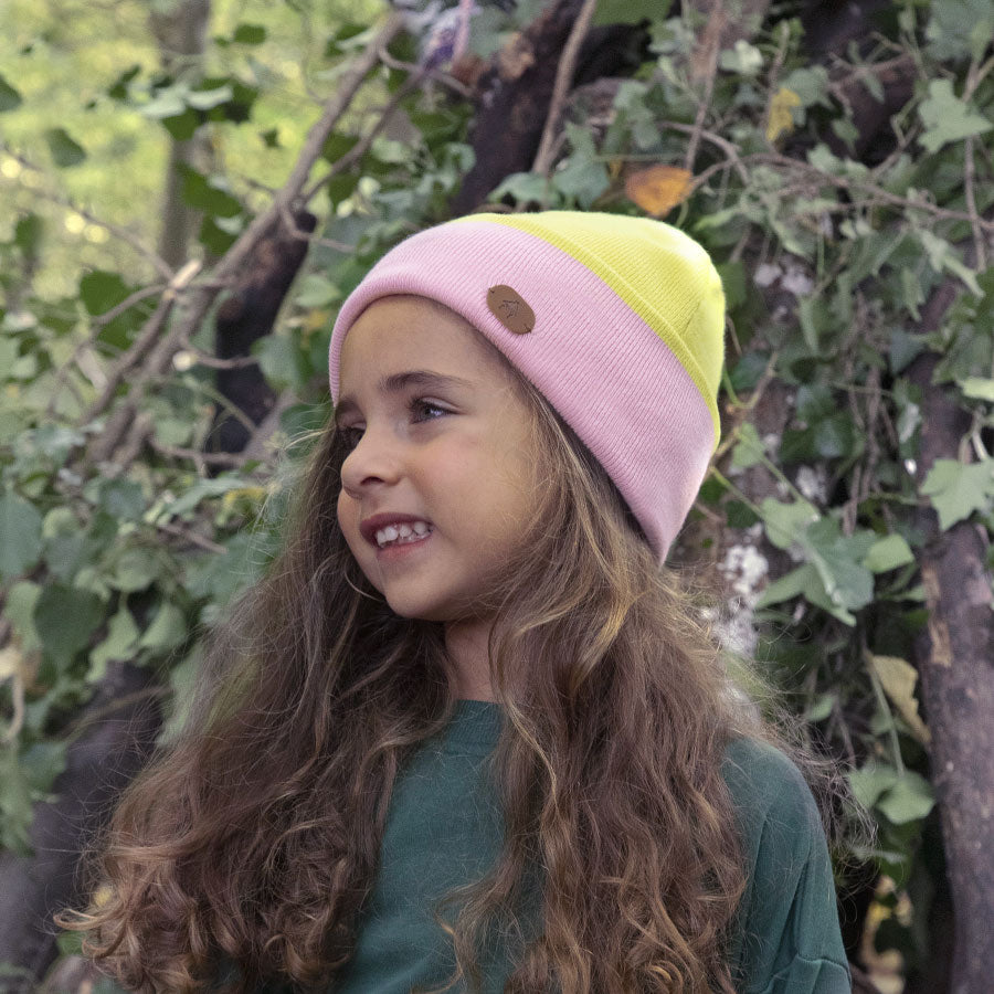 Bonnet Arcata Sunset Jaune & Rose - Cabaia - 