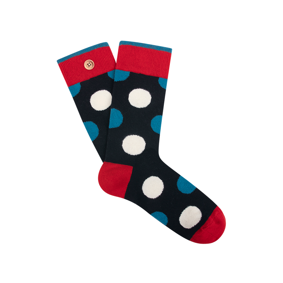 Chaussettes Claude & Rosalie - Navy - Cabaia - 